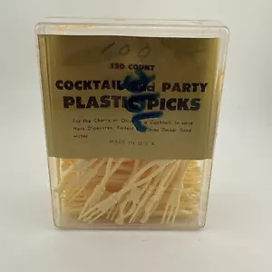 Vintage Mid Century Cocktail Forks Hors d'oeuvres Party Appetizer Picks 100+ pcs - Picture 1 of 6