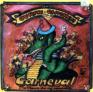 Curryhuhn - Karneval/Eis für mein Krokodil 7in 1973 (Sehr guter Zustand/Sehr guter Zustand).