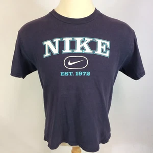 Vintage 90s Grunge NIKE Air Spellout Distressed Worn Faded Surf Skate T Shirt - Picture 1 of 6