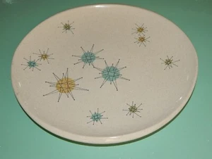 Mid Century Modern Franciscan Atomic Starburst 10.75" Dinner Plate - Picture 1 of 2