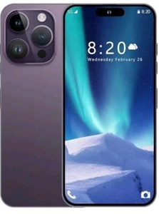 14 Android  Unlocked Cell Phone  (Purple)6gb+256gb 6.8 Inch - Afbeelding 1 van 19