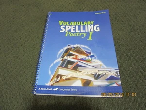 A Beka Book Vocabulary Spelling Poetry I - Teacher Key - Imagen 1 de 2