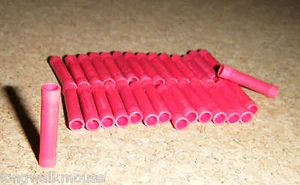 50 AMP/TE Red Crimp link/butt insulated cable connectors 22-16 awg wire cable. - Picture 1 of 8