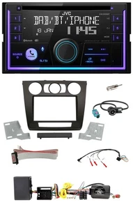 JVC Lenkrad USB 2DIN DAB Bluetooth CD Autoradio für BMW 1er Aktiv man. Klima E87 - Bild 1 von 11