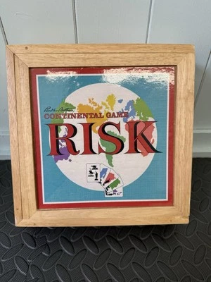 Risk Continental Board Game Nostalgia Edition Wooden Box Parker Brothers 2003 - Image 1 of 4