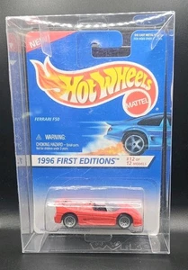 1996 Hot Wheels Ferrari F50 rot mit Chrome Lace Felgen & Protector🔥First Editions - Bild 1 von 2