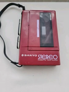 Vintage Sanyo M-3330 Personal Cassette Player Walkman - UNGETESTET DEFEKT ERSATZTEILE - Bild 1 von 11