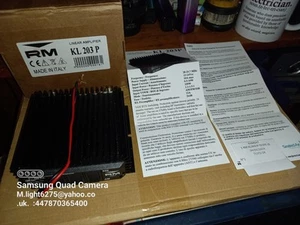 RM KL203-P AMPLIFIER BURNER PREAMP LINEAR HAM CB 100W AM FM CW 200W SSB - Zdjęcie 1 z 5