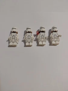 LEGO Minifigure First Order Snowtrooper with Backpack Star Wars (Lot Of 4) - Picture 1 of 2
