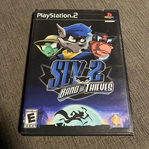 Sly 2: Band of Thieves PS2 (Sony PlayStation 2, 2004) CIB con scheda di registrazione - Foto 1 di 4