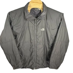 The North Face Puffer Jacket Lightweight Insulated Nylon Jacket Men Black L - Picture 1 of 7