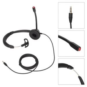 3.5Mm Telephone Headset Noise Cancelling Unilateral Corded Customer Service IDM - Zdjęcie 1 z 12