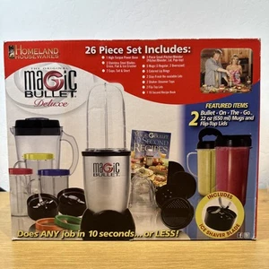 The Original Magic Bullet Deluxe Special 26 Piece Blender Set New In Box - Bild 1 von 9