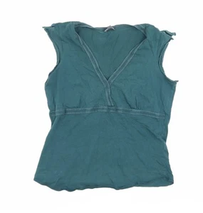 Mexx Women's Green Cotton V-Neck Tank Top XL - Picture 1 of 12