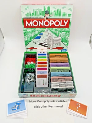Monopoly Board Game VGC Hasbro ***100% Complete*** Family Christmas Xmas Games - Image 1 of 4