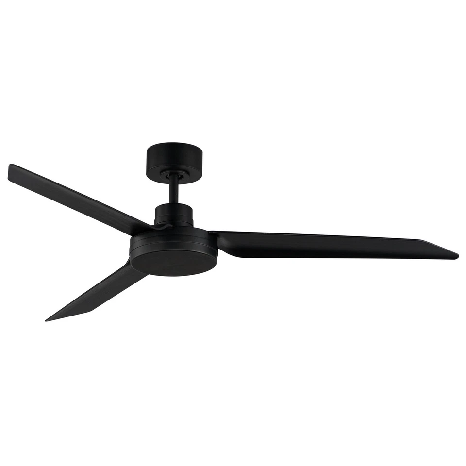 Black 52"Outdoor Ceiling Fan from the Ultra Slim Collection - Image 1 of 1