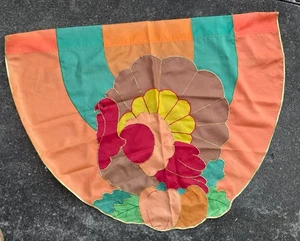 Large Garden Flag Thanksgiving Turkey Pumpkin Fall - Picture 1 of 5