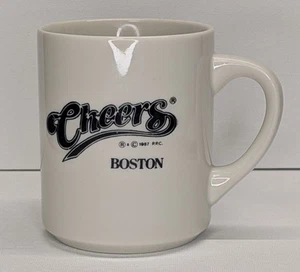 Vintage 1987 Cheers Boston NBC TV Show Ceramic Coffee Cup Mug - Picture 1 of 6