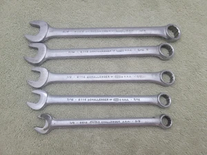 Vintage Proto "Challenger" SAE Combination Wrenches Lot Of 5, 3/8 - 5/8 - Picture 1 of 9