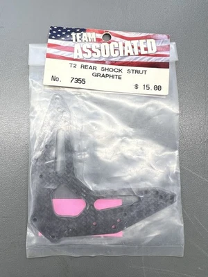 TEAM ASSOCIATED T2 REAR SHOCK  TOWER GRAPHITE 7355 / VINTAGE RC CAR / RC VINTAGE - Image 1 of 2