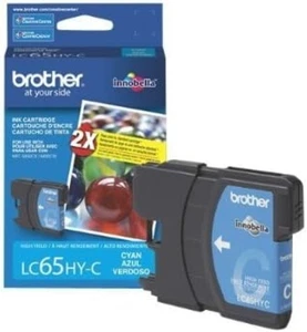 Genuine Brother LC65HYC High-Yield -Ink Cartridge, 750 Page-Yield, Cyan - Picture 1 of 1