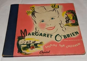 Margaret O'Brien STORIES FOR CHILDREN shellac 3X 78 rpm 10" Capitol CC-21 - Picture 1 of 7