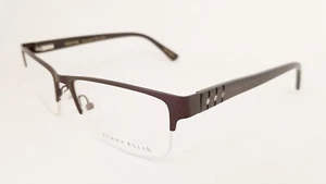 PERRY ELLIS PE 378 eyeglasses Frame Brown 54mm MEN Half Rimless Designer Optical - Picture 1 of 3
