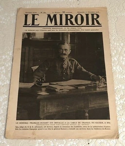 LE MIROIR French Magazine - No.264 Decembre 15, 1918 Military/War Magazine  - Bild 1 von 12