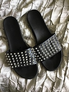 carvela pom pom slippers