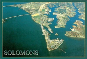 Salomonen: Charmante Stadt am Ufer am Patuxent River! AK - Bild 1 von 2