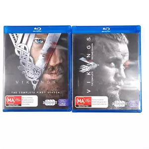 Vikings The Complete Seasons 1 and 2 Blu-ray Like New Region B Free Postage - Picture 1 of 18