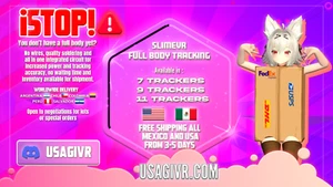 DYI Slimevr UsagiVR Full Body Tracking FBT VRCHAT VR 7 Trackers UPDATE VIVE 3.0 - Picture 1 of 9