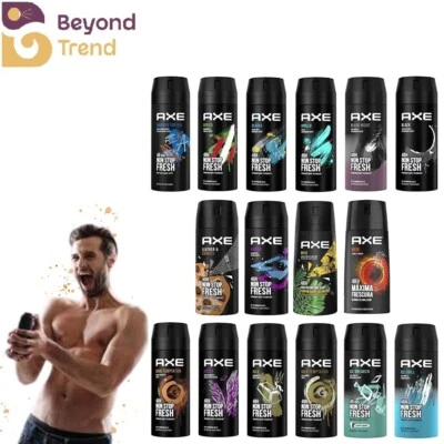 AXE Body Spray Men's Mix  Deodorants – 12 Bottles (150ML) – Bold & Fresh Scents - Image 1 of 4