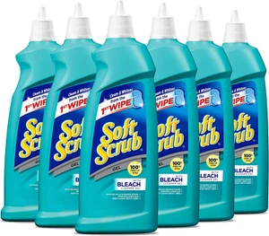 Soft Scrub Gel with Bleach Cleaner, 28.6 Ounces (Pack of 6) - Picture 1 of 12
