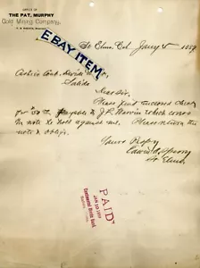 1889 St. Elmo Colorado GEISTERSTADT PAT MURPHY GOLDBERGBAU T Everts Edwin Sperry - Bild 1 von 1