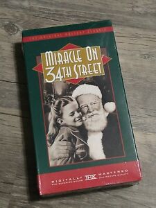 Miracle on 34th Street (VHS 1947, 2001) Brand New Sealed Christmas Video Movie 