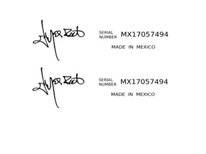 Jim Root guitar decal head stock Restoration water slide Logo 232 - Picture 1 of 1