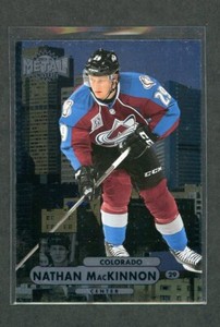 2013-14 FLEER SHOWCASE METAL UNIVERSE #MU-30 NATHAN MACKINNON  *12431