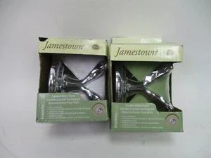 Liberty Hardware 127730, Jamestown Double Robe Hook, Polished Chrome, FREE SHIP  - Picture 1 of 7