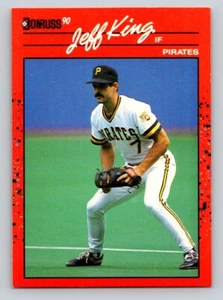 Jeff King 1990 Donruss #480 Pittsburgh Pirates - Picture 1 of 2