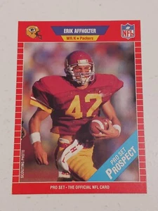 Erik Affholter Green Bay Packers 1989 Pro Set Rookie Card #522 - Picture 1 of 2