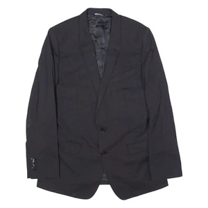DOLCE & GABBANA Slim Fit Mens Blazer Jacket Black Wool S - Picture 1 of 6