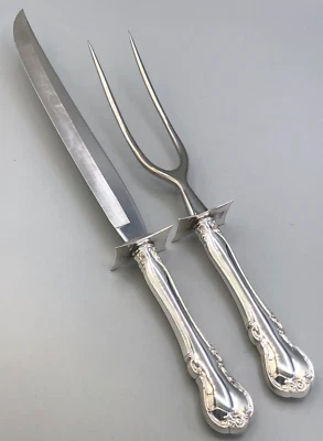 French Provincial-Towle Sterling Silver 2 piece Roast Carving Set 13.5" - Image 1 of 4