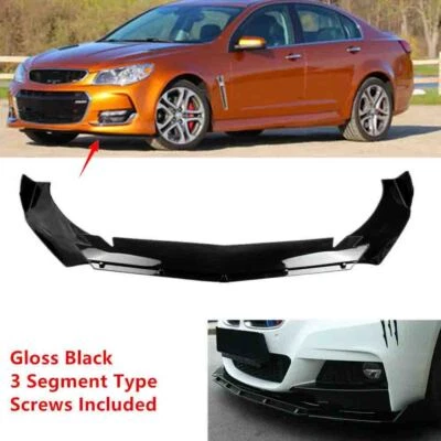 Add-on For Chevrolet SS 2014-2017 Front Underbody Bumper Lip Spoiler Splitter US - Image 1 of 4