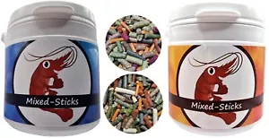 (7,08€/100g) Futter-Sticks 2x120g = 240g / Super Mix-Dose / Garnelen / 12 Sorten - Bild 1 von 1