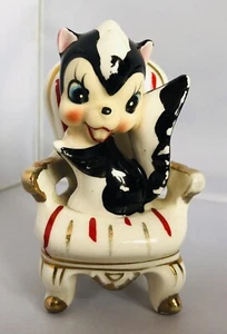 Arnart Creation Vintage anthropomorphe Stinktier Keramik 50er Jahre Figur Japan - Bild 1 von 5
