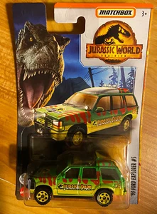 Mattel - Matchbox Spielzeugfahrzeuge - Jurassic World Dominion - '93 FORD EXPLORER #5 - Bild 1 von 4