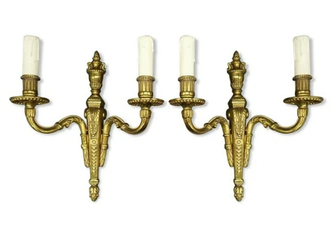 Pair of Gilt Wall Sconces Cover