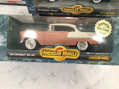 1996 ERTL American Muscle 1:18 1955 Chevrolet BelAir - Exclusive Color - Image 1 of 4