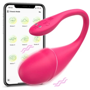Vibro Ei Vibrator Dildo Mit App Steuerung Smartphone G-Punkt Sexspielzeug Anal💕 - Bild 1 von 24
